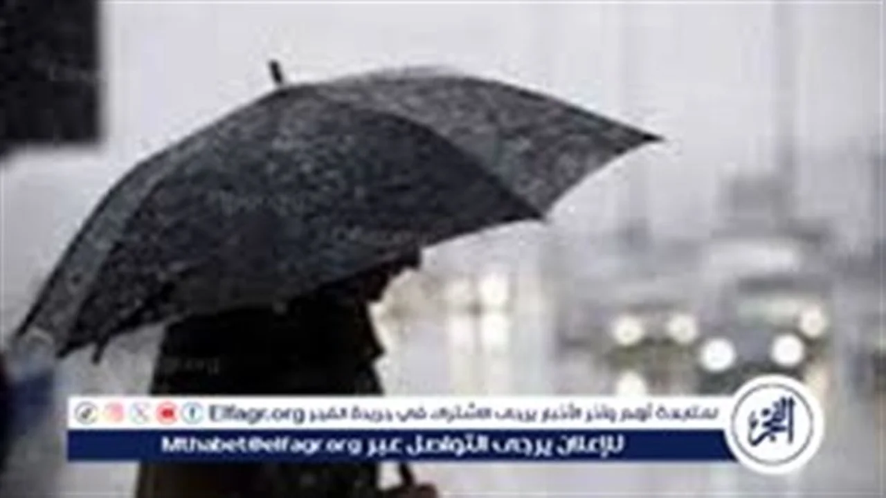 خريطة أماكن سقوط الأمطار في القاهرة والمحافظات خلال يومي الأربعاء والخميس